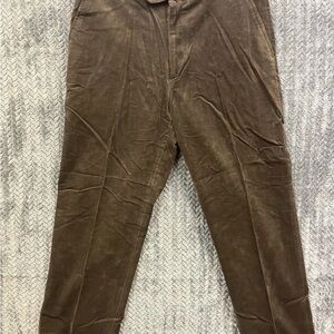 Stafford Signature Corduroy Pants Brown Size 36x32 Classic Fit 100% Cotton